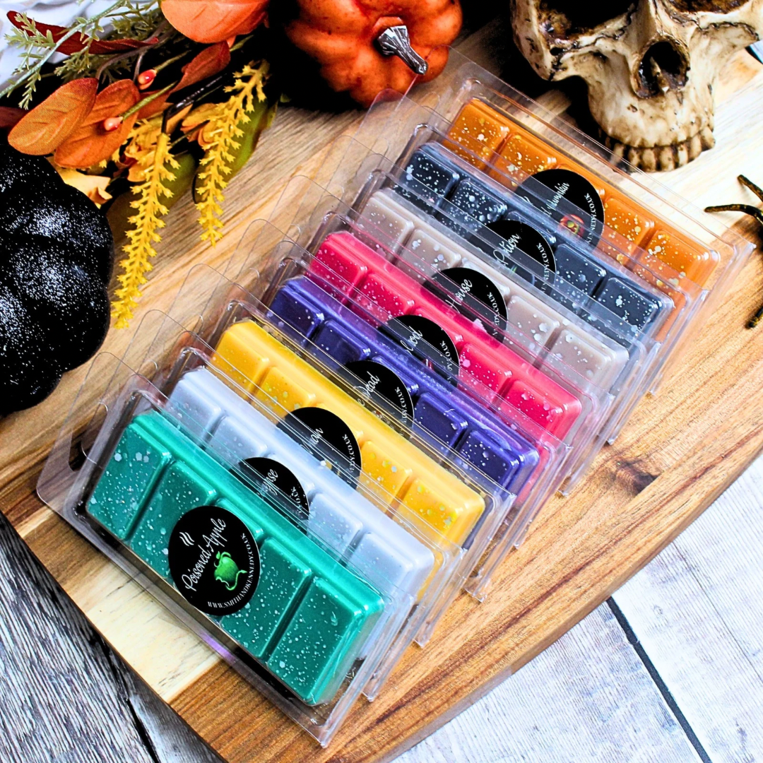 Halloween wax melt bundle with eight limited-edition scents by Smith & Kennedy Scents UK