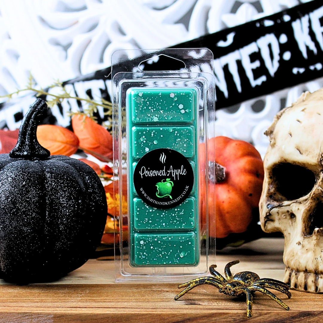 Poisoned Apple wax melt in the Halloween bundle