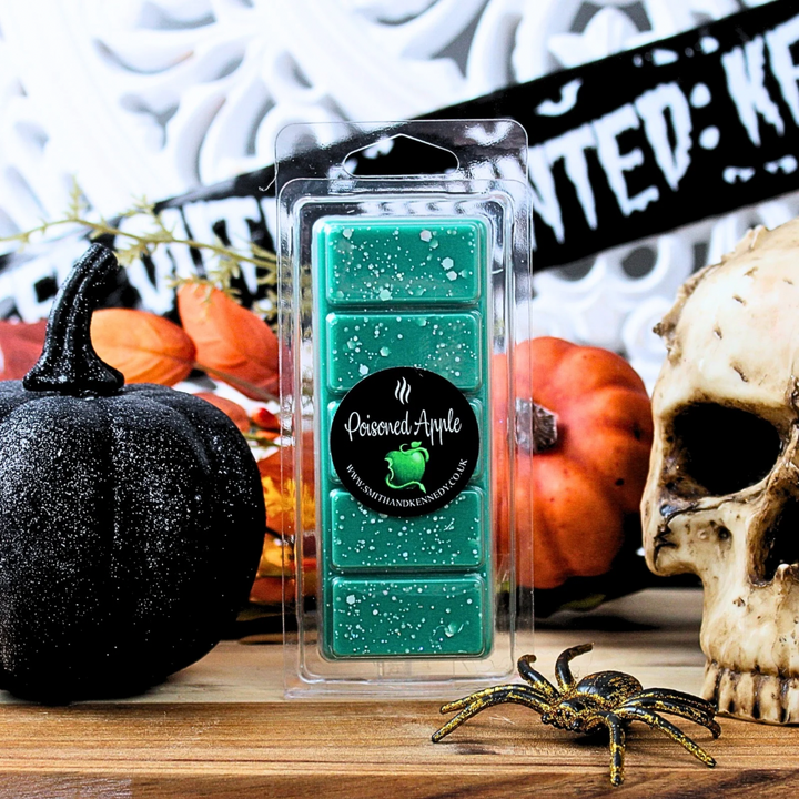 Poisoned Apple wax melt in the Halloween bundle