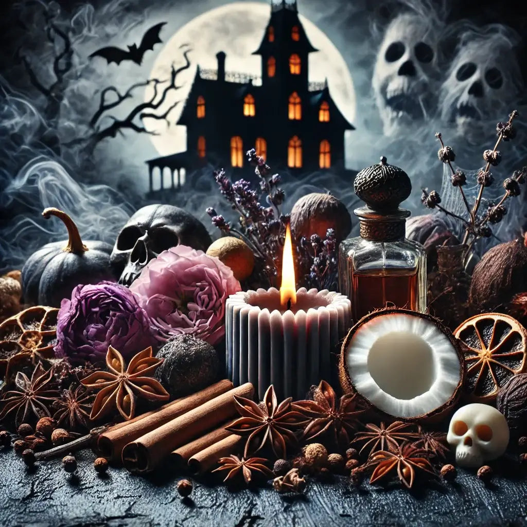 Haunted House Halloween wax melt scent image by Smith &amp; Kennedy Scents UK