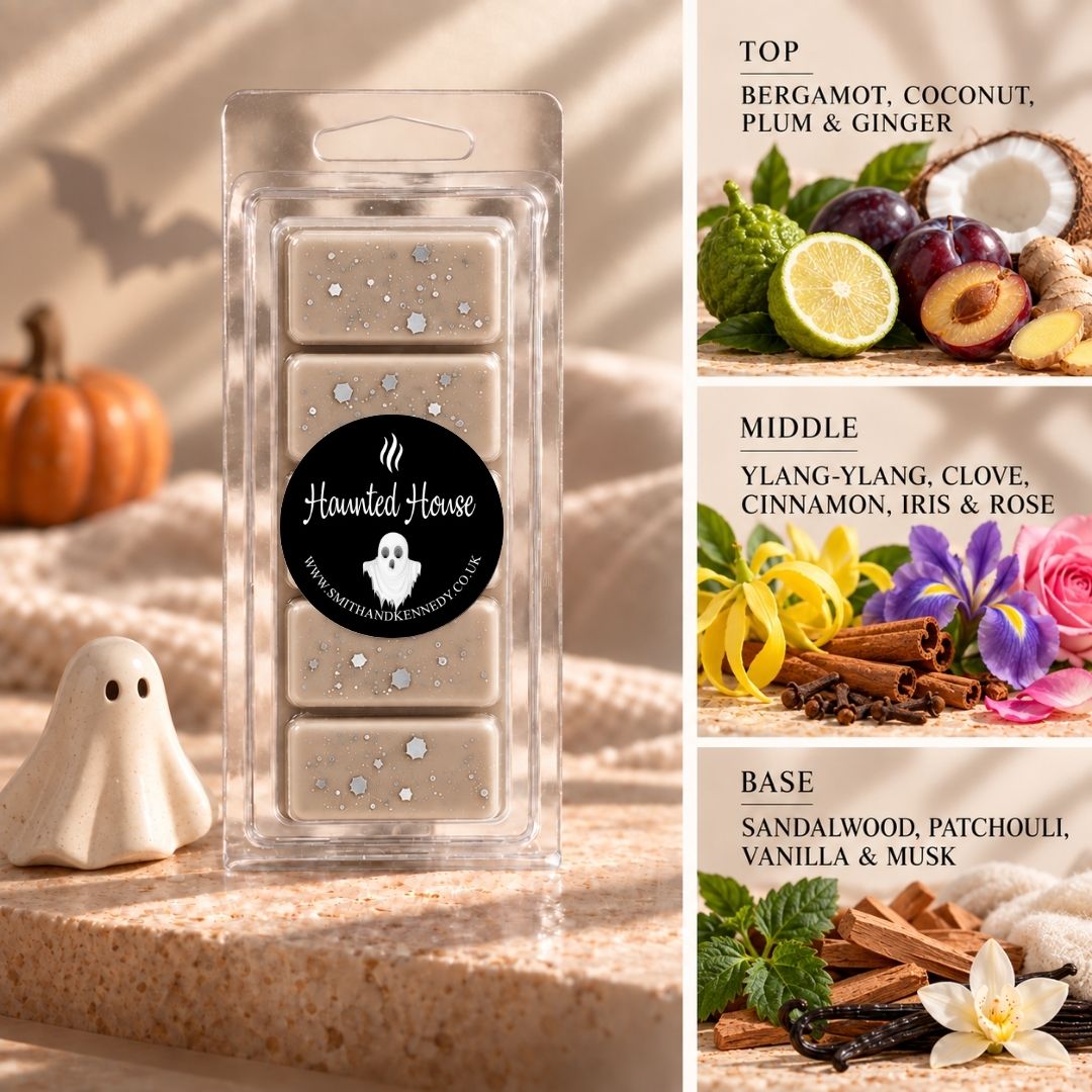 Haunted House halloween inspired wax melt snap bar by Smith &amp; Kennedy Scents