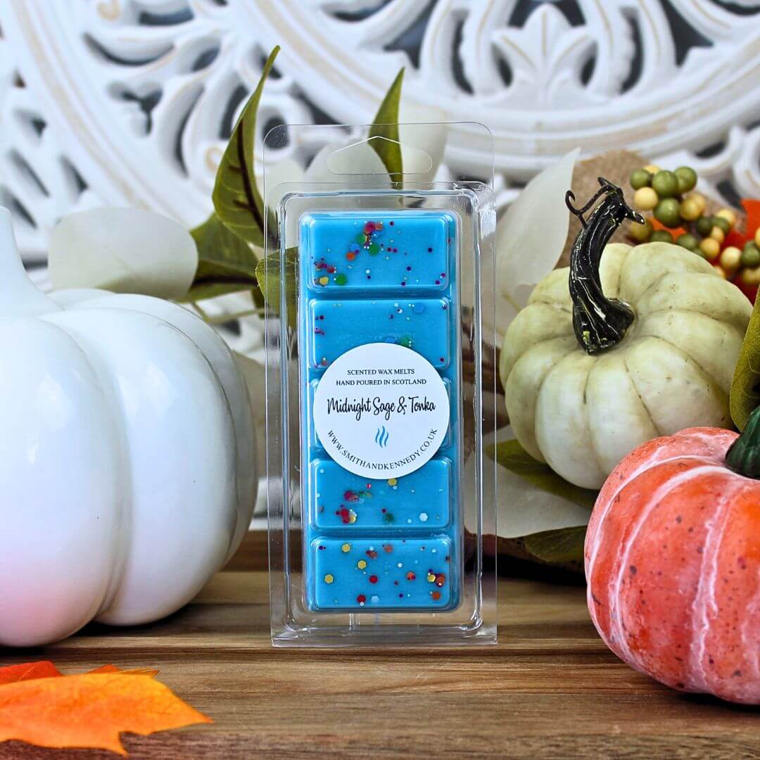 Midnight Sage & Tonka - Autumn Fragrance Wax Melt | Smith & Kennedy Scents UK