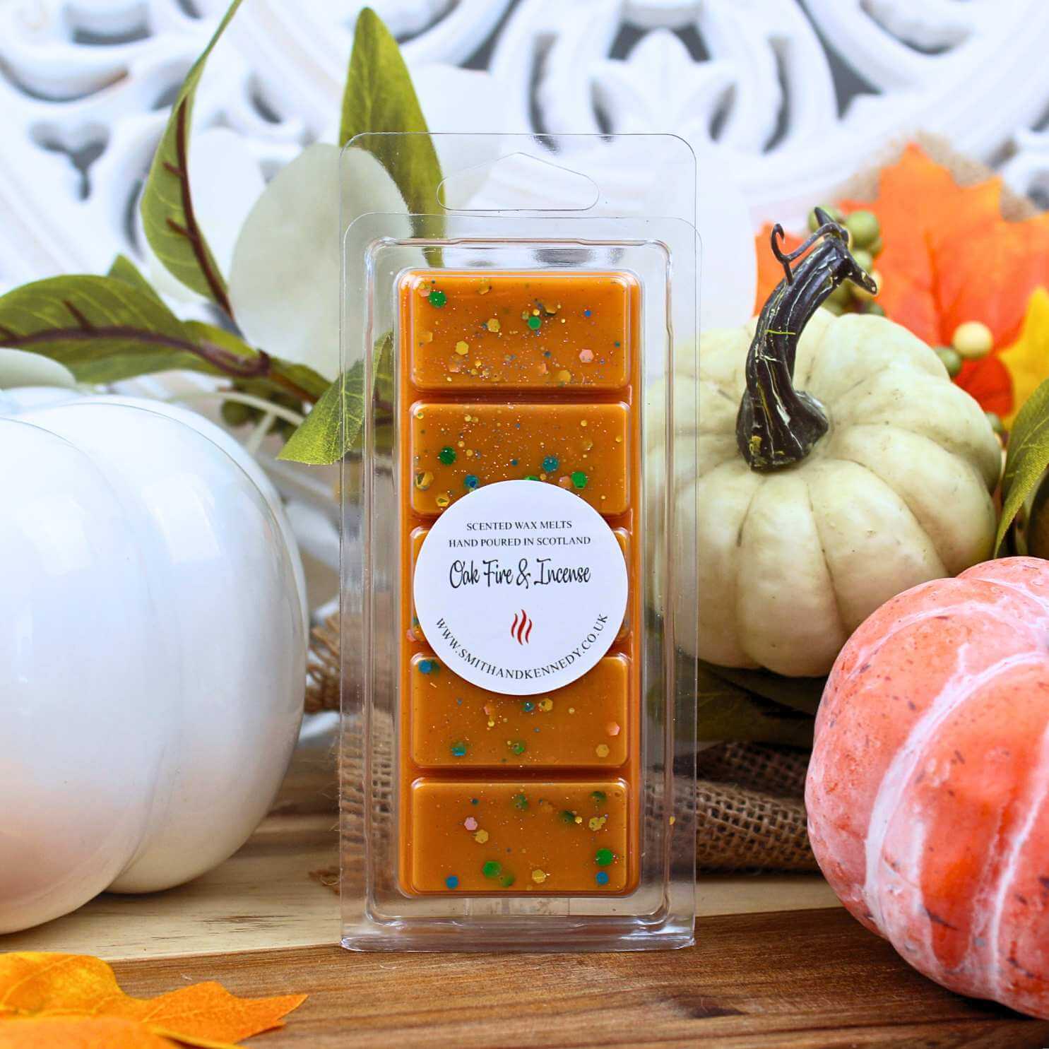 Autumn Wax Melt - Oak Fire & Incense best Autumn Wax Melts UK