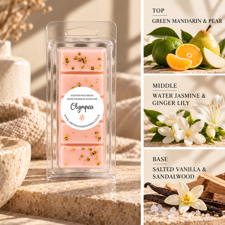 Olympea perfume inspired wax melt snap bar by Smith &amp; Kennedy Scents