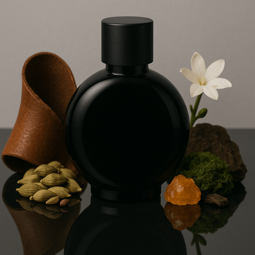 Ombre Leather aftershave-inspired wax melt.