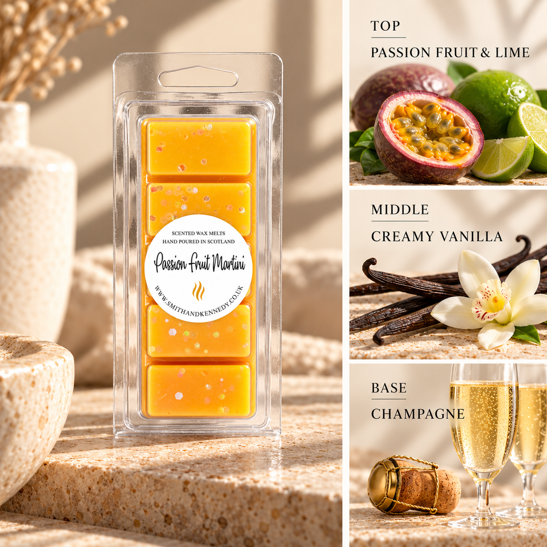 Passion Fruit Martini fruity inspired wax melt snap bar by Smith &amp; Kennedy Scents