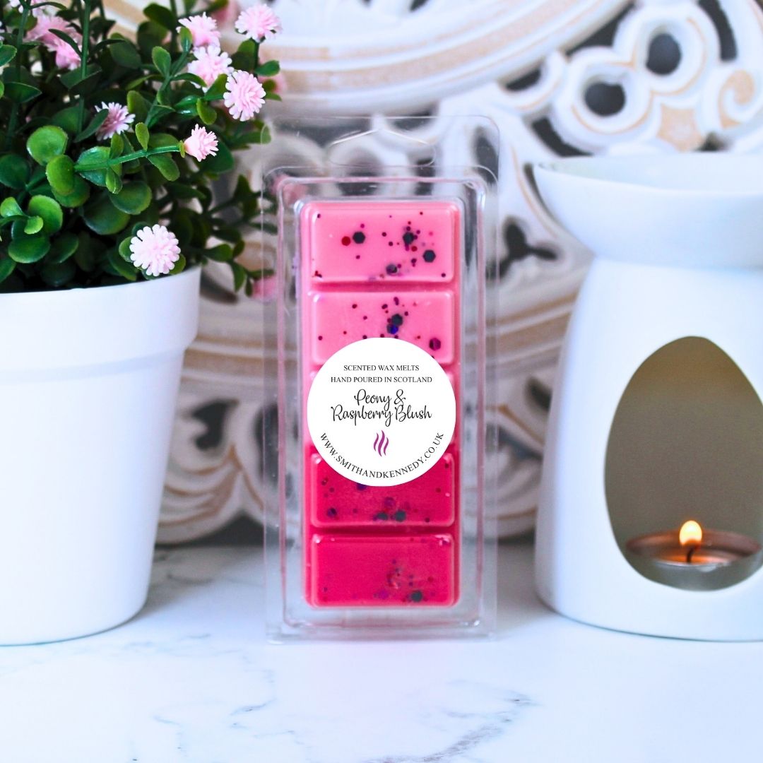 Peony & Raspberry Blush Wax Melts / Best Wax Melts UK