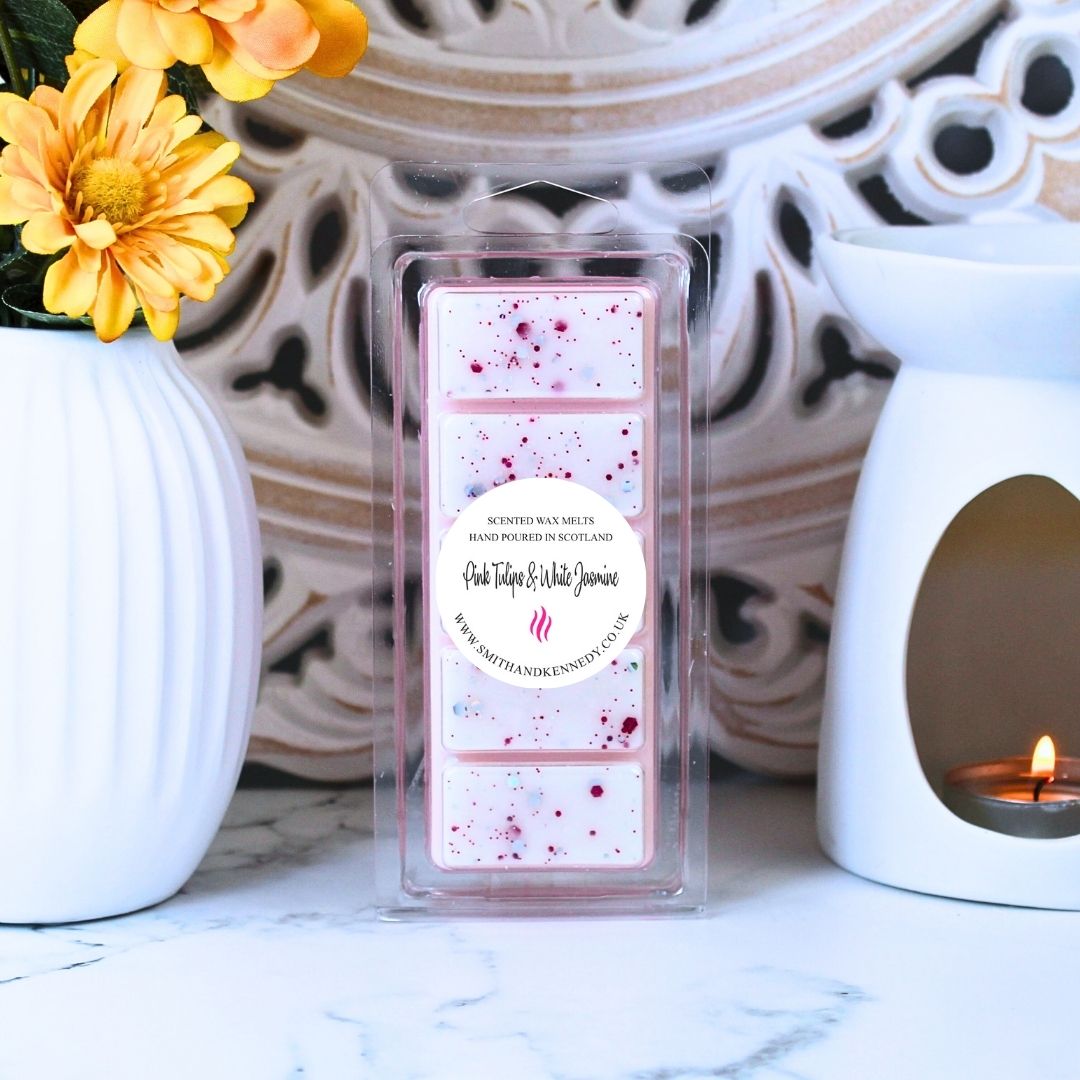 Pink Tulip &amp; White Jasmine Wax Melts - Mrs Hinch Laundry Scent