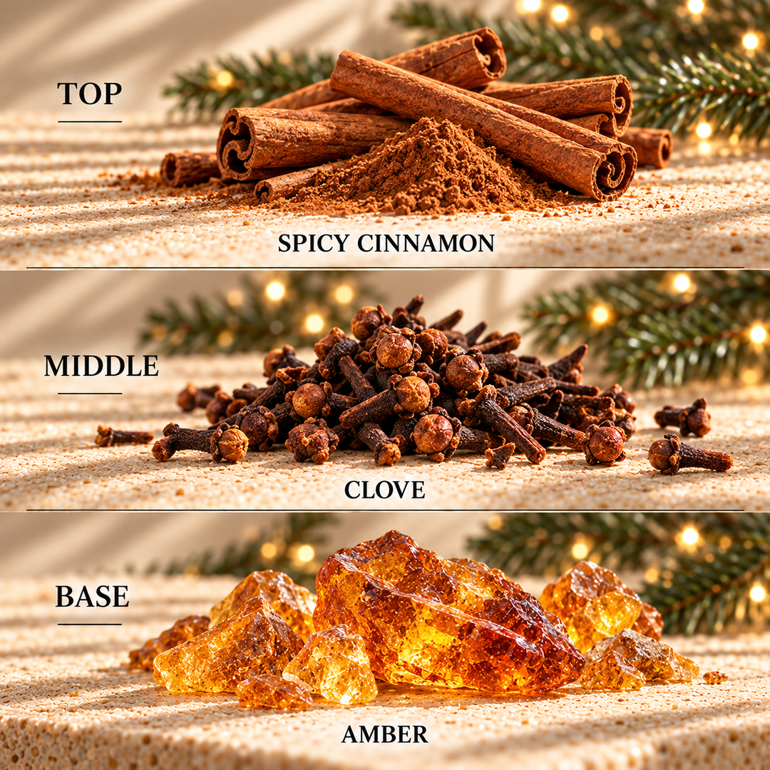 Red Hot Cinnamon fragrance notes: top Spicy Cinnamon; middle Clove; base Amber