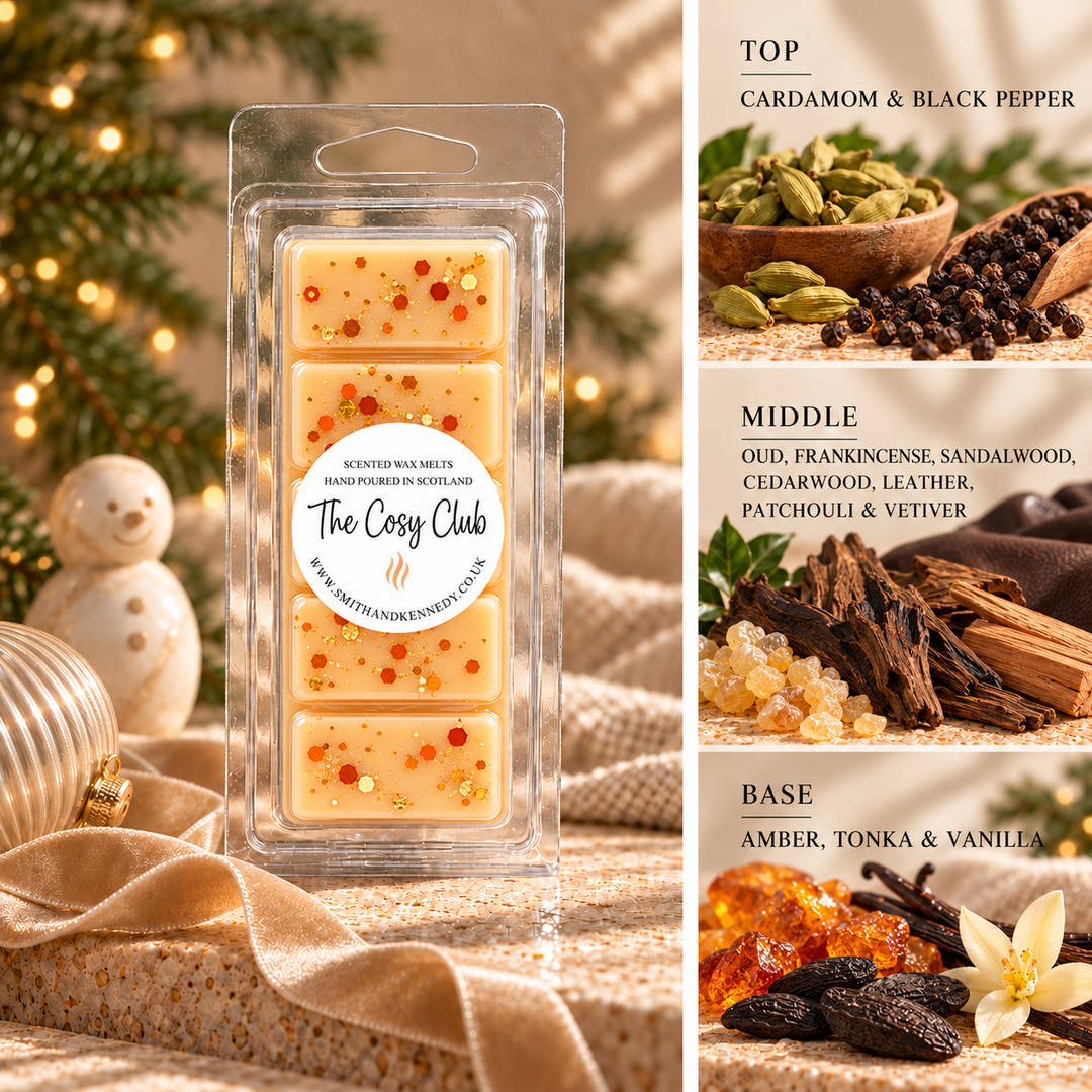 the cosy club christmas wax melt by Smith &amp; Kennedy Scents