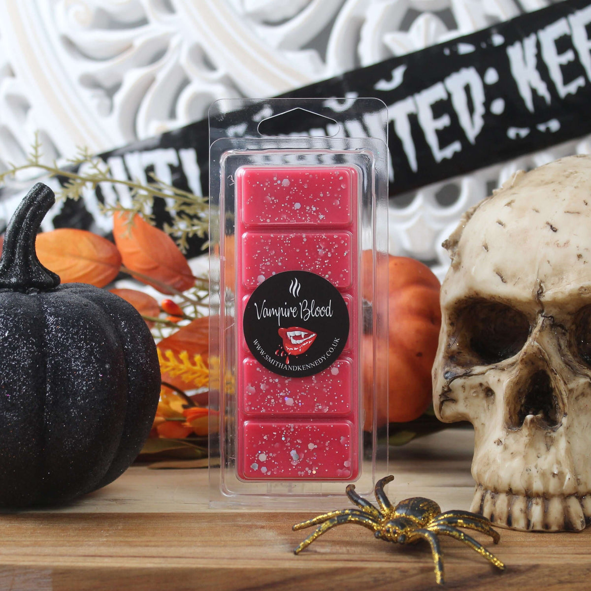 Vampire Blood Halloween wax melt by Smith & Kennedy Scents UK