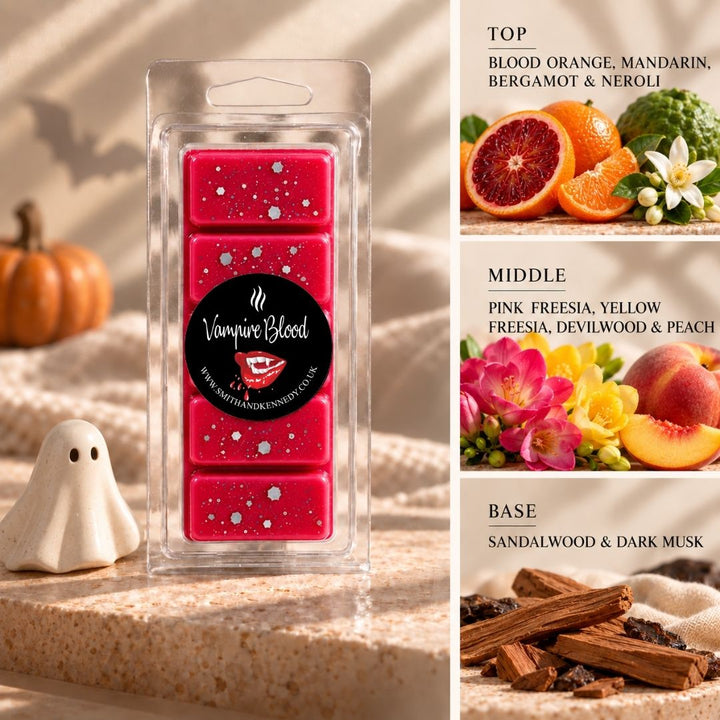 Vampire Blood halloween inspired wax melt snap bar by Smith &amp; Kennedy Scents