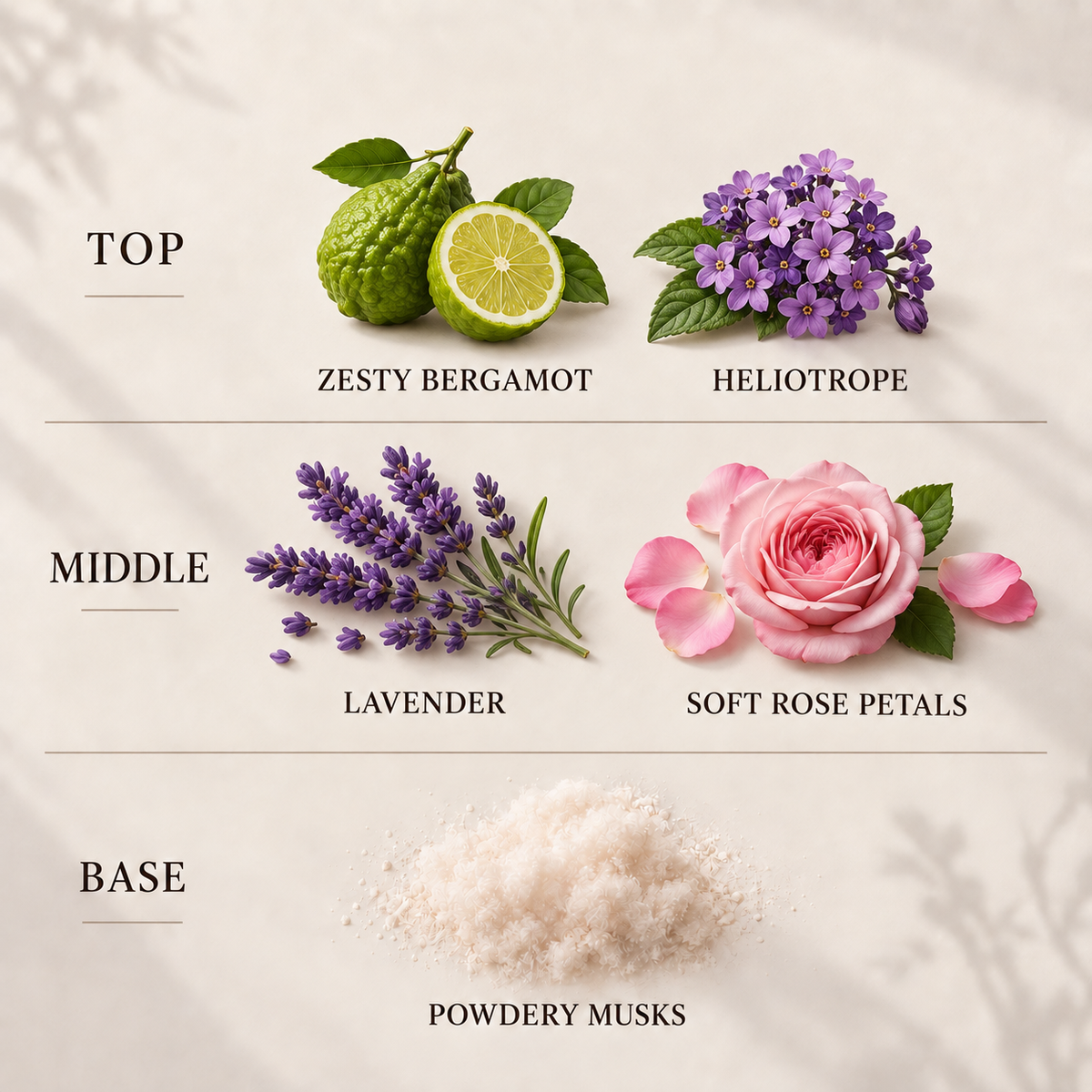 Warm Woollen Blankets Room & Linen Spray fragrance notes: top, middle and base