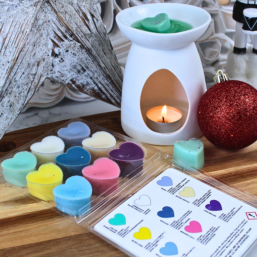 Scented Wax Melt Heart Gift - 9 Scents
