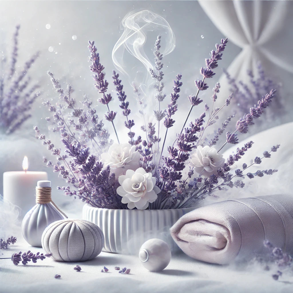 White Lavender  Wax Melts, the best and strongest smelling wax melts UK, calm realxing spa scent