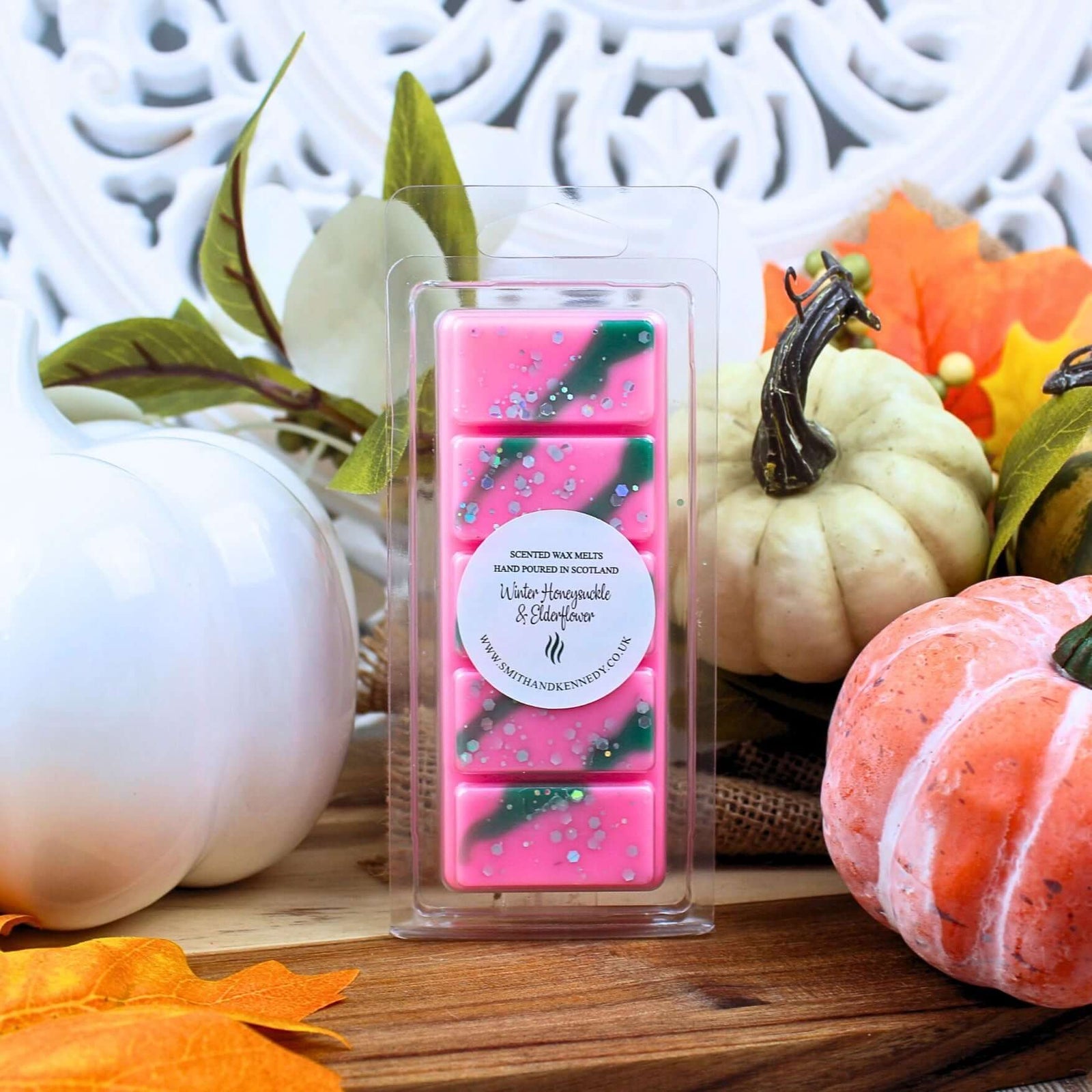 Winter Honeysuckle & Elderflower - Autumn Fragrance Wax Melt | Smith & Kennedy Scents UK