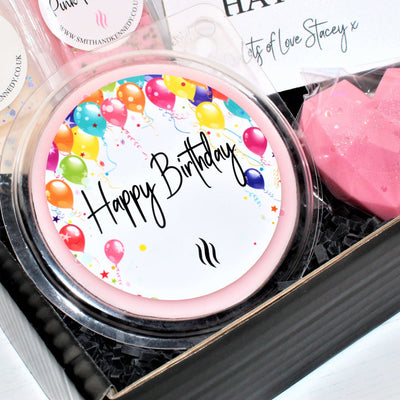 Happy Birthday wax melt gift box UK