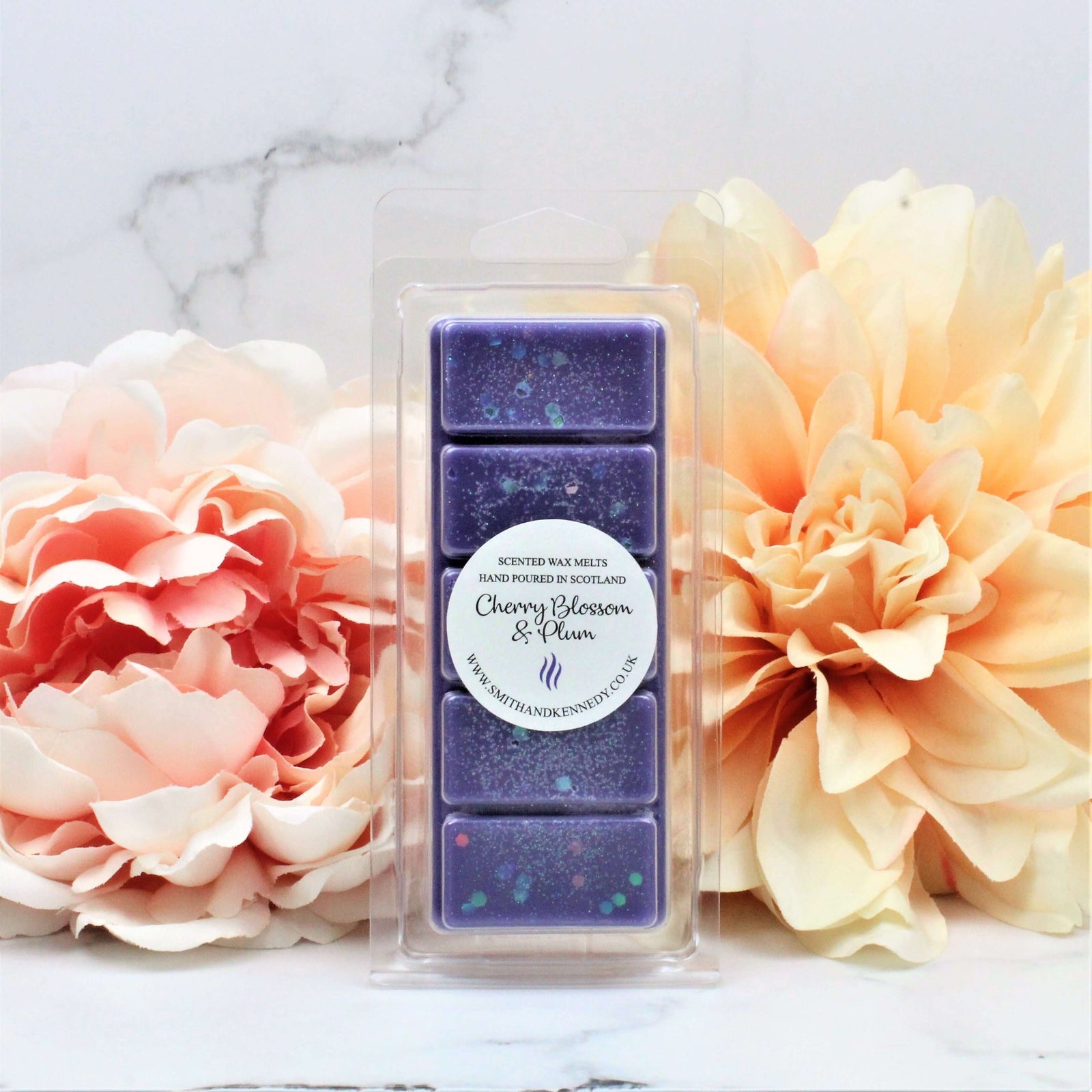Cherry Blossom & Plum Scented Wax Melt Snap Bar