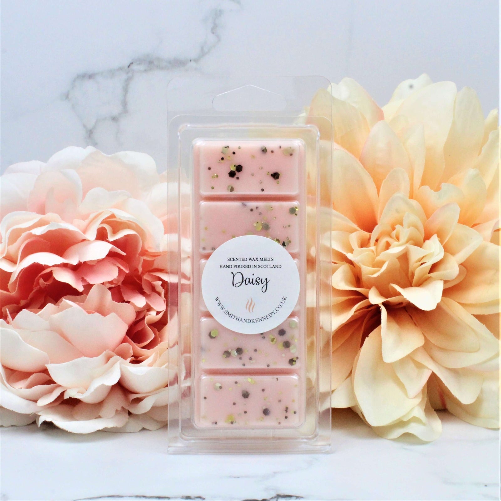 Daisy perfume inspired wax melt snap bar fresh floral scent