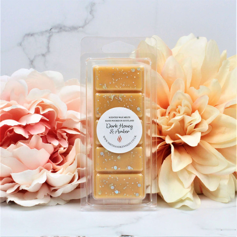 Dark Honey & Amber Scented Wax Melt Snap Bar UK