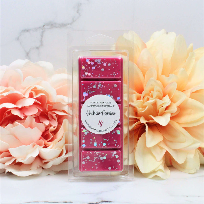 Fuchsia Passion Laundry Inspired Scented Wax Melt Snap Bar