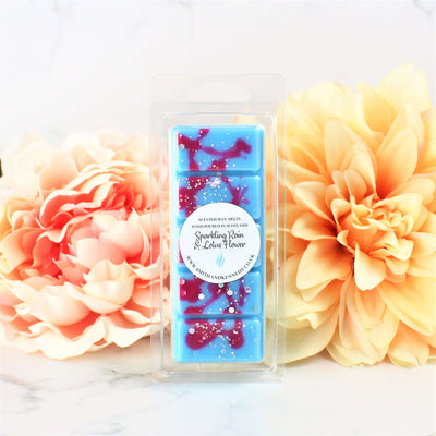 Sparkling Rain & Lotus Floweer / Laundry Inspired / Wax Melt Snap Bar