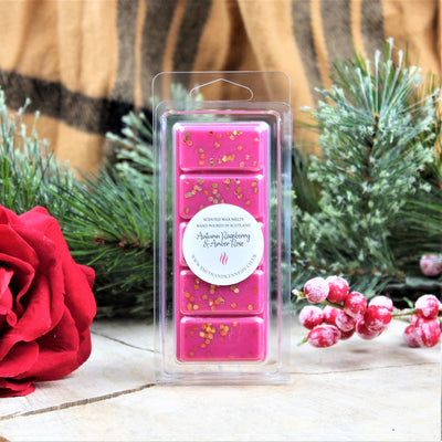 Autumn Raspberry & Amber Rose Wax Melt / Autum Scented Wax melt