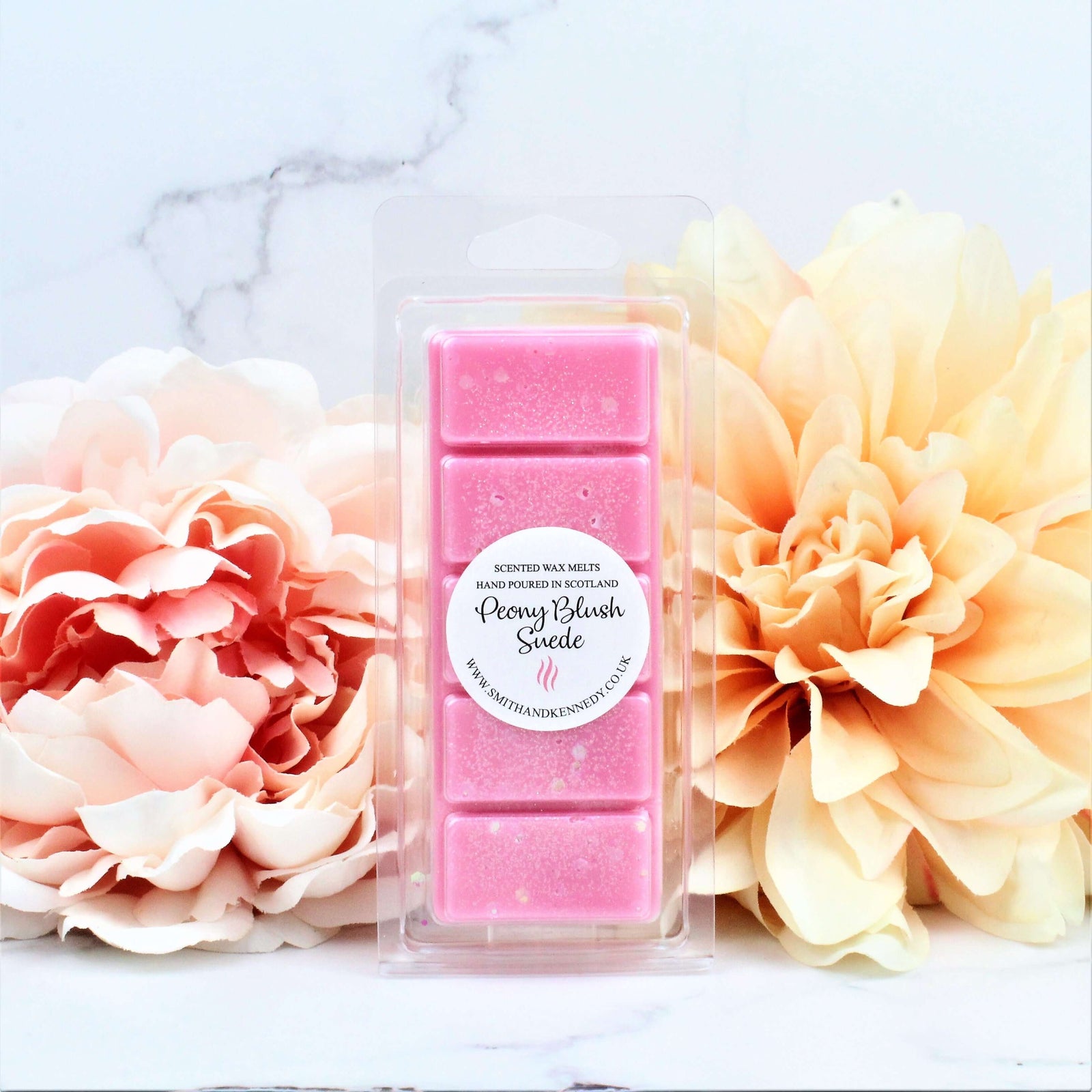 Peony Blush Suede Wax Melts, The strongest smelling and  Best Wax Melts UK, inspired by jo alone scents