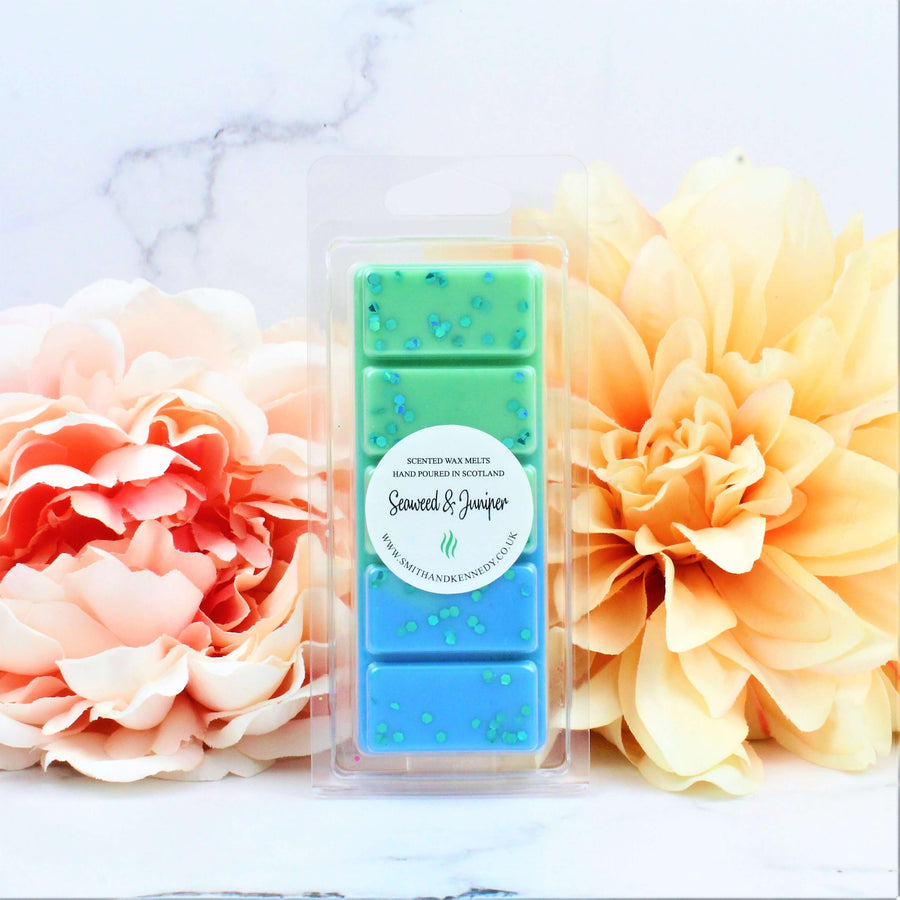 Strong & long-lasting wax melts – Seaweed & Juniper, Strongest Smelling Wax Melts UK